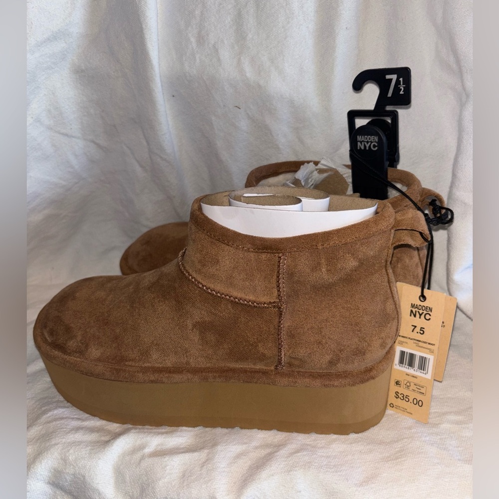 Madden NYC platform cozy Boot